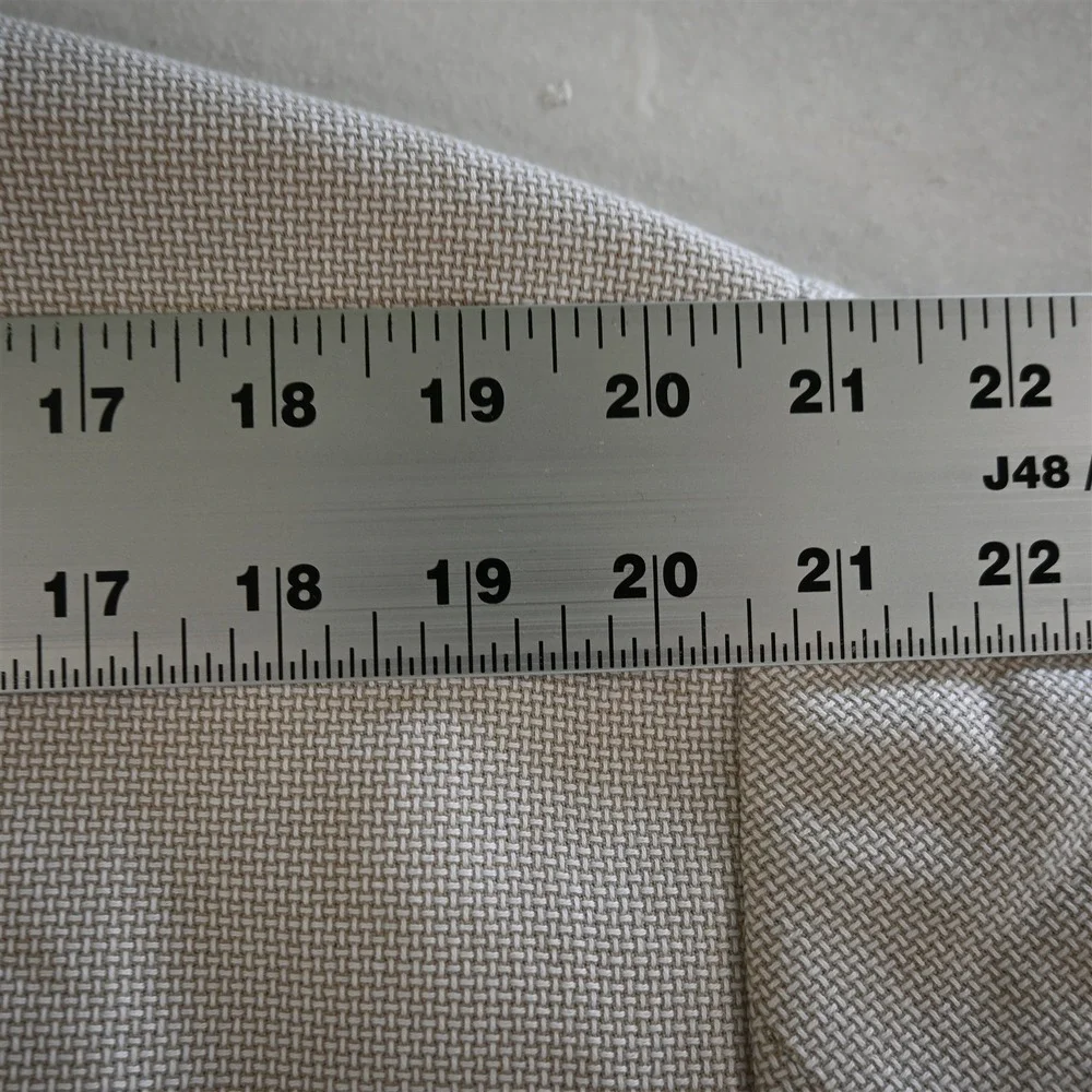 Stafford 50R Beige Basketweave 100% Cotton Mens‎ Blazer Suit Jacket Sport Coat